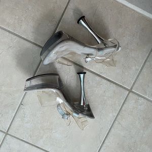 Ellie clear pole dance training shoes